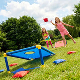 kids outdoor toys throwing game bean bag toss set foldable portable hand eye coordination educational toy family party camping interactive equipment red