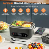 1.2L Electric Lunch Box 12000mAh Portable Food Warmer 5-Sided Heat Auto Temp AU