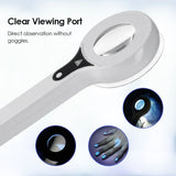 Wood's Lamp Skin Detector, One-Button Start with No Warm-Up, Clear Observation at 10cm Distance, LED Energy-Saving with USB Charging – A Great Helper for Home Skin Self-Check.