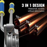 Multifunctional Manual Tube Bender, 0-180° Precision Bending, Compatible with Three Pipe Diameters, Effortless and Easy to Operate