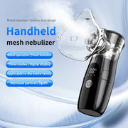 Handheld Mesh Nebulizer, Three Modes Suitable for the Whole Family, 5-Micron Fine Mist Reaches the Respiratory Tract, Type-C Charging, Portable and Quiet – A Great Helper for Home Care./black In Australia - Darrahopens