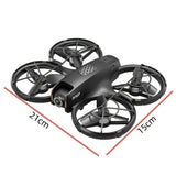 M5 Brushless Retractable Screen Drone with Live View, Optical Flow, Gesture Photo, 50x Zoom, One-Key Takeoff/Landing, 6-Axis Gyro, 100m Control – Aerial Photography（Batteries*2）