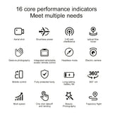 M5 Brushless Retractable Screen Drone with Live View, Optical Flow, Gesture Photo, 50x Zoom, One-Key Takeoff/Landing, 6-Axis Gyro, 100m Control – Aerial Photography（Batteries*2）