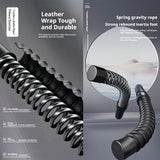 2PCS Wireless Battle Rope Fitness Stick, Strong Spring Resistance, Full Body Muscle Sculpting, Anti-Slip and Durable, Indoor and Outdoor Use, Essential for Body Shaping