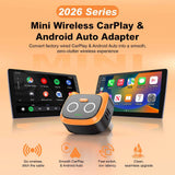Mini Wireless Car Connectivity Adapter – Transform Your Wired System into Cable-Free Freedom with a 6-Second Stable Connection/ORANGE In Australia - Darrahopens