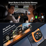 Mini Wireless Car Connectivity Adapter – Transform Your Wired System into Cable-Free Freedom with a 6-Second Stable Connection/ORANGE