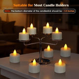 12-Pack Rechargeable LED Tea Lights, Smart Remote Control, Flameless Safe Romance, All-Scene Ambiance Essential