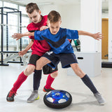 Floating Soccer Toy, Floating Rebound, LED Lights, Glides on Multiple Surfaces, Parent-Child Interaction, Develops Coordination Skills