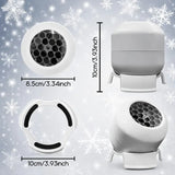 Winter Snowflake Projection Lamp (Rechargeable + Touch Switch) – Fill your room with falling snow at the touch of a finger, wireless and portable, effortlessly creating a romantic and cozy winter atmosphere.