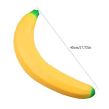 45cm Giant TPR Banana Squishy Toy – Soft, Bouncy, Stress-Relieving Fun