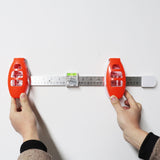 Picture Frame Hanging Balance Ruler | Nail Positioning · Angle Measurement · Level Calibration 3-in-1./ORANGE