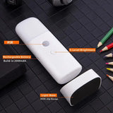 Smart Motion Sensor Night Light, 2000mAh Large Capacity Battery, 5-Level Dimming, Auto-On When Getting Up at Night, Energy-Saving & Worry-Free. Cool White Light Version
