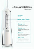 L8 Cordless Water Flosser | Rechargeable Portable Oral Irrigator, IPX7 Waterproof, 4 Modes with DIY Pressure Adjustment, High-Frequency Pulse Cleans Between Teeth Thoroughly/white In Australia - Darrahopens