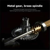 Spinning Reel Fishing Reel, Metal Spool, Metal Handle, 5.2:1 Gear Ratio, 10KG Drag, Smooth and Sensitive Line Output, Left/Right Hand Interchangeable, Rotating Fishing Reel, Suitable for Freshwater and Saltwater（HE1000)