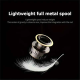 Spinning Reel Fishing Reel, Metal Spool, Metal Handle, 5.2:1 Gear Ratio, 10KG Drag, Smooth and Sensitive Line Output, Left/Right Hand Interchangeable, Rotating Fishing Reel, Suitable for Freshwater and Saltwater(HE5000)