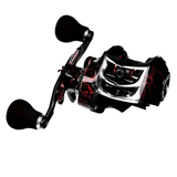 High Speed 18+1BB Baitcasting Reel, Dual Brake System, Max Drag 20lb - Ergonomic Handle, Stainless Steel Durable Spool - Ideal for Carp and Bass Fishing, Suitable for Saltwater and Freshwater, Angler's Choice | Smooth Black Finish(DW121L left hand)