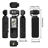 Full HD Handheld Action Camera with 16GB Memory, Portable Pocket Gimbal Camera for Outdoor Travel Vlogging, Featuring a Handheld Gimbal and 1.9-inch Screen.ORANGE