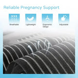 2-in-1 Pregnancy Support & Belly Band, Breathable Skin-Friendly Lightweight, Ergonomic Fit, Relieves Lower Back & Pubic Discomfort, Full Protection During Pregnancy & Postpartum/BLACK.M code