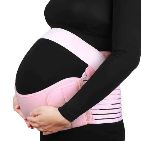 2-in-1 Pregnancy Support & Belly Band, Breathable Skin-Friendly Lightweight, Ergonomic Fit, Relieves Lower Back & Pubic Discomfort, Full Protection During Pregnancy & Postpartum/PINK.M code In Australia - Darrahopens