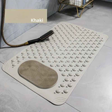 Anti-Slip Massage Shower Mat with Suction Cups Foot Spa Bathroom Mat(PINK)