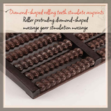 "Better Than Acupressure! The Solid Wood Foot Roller Families Love, Relieves Pain All Day Long"