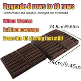 "Better Than Acupressure! The Solid Wood Foot Roller Families Love, Relieves Pain All Day Long"