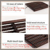 "Better Than Acupressure! The Solid Wood Foot Roller Families Love, Relieves Pain All Day Long"