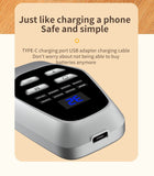 EMS pedicure machine: 8 modes and 32 files, intelligent acupoint massage, relieving fatigue and improving leg shape, a portable foot care expert shared by the whole family! /coffee color