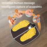 EMS pedicure machine: 8 modes and 32 files, intelligent acupoint massage, relieving fatigue and improving leg shape, a portable foot care expert shared by the whole family! /coffee color