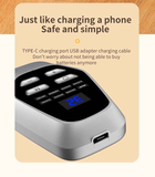 EMS pedicure machine: 8 modes and 32 files, intelligent acupoint massage, relieving fatigue and improving leg shape, a portable foot care expert shared by the whole family! /black In Australia - Darrahopens