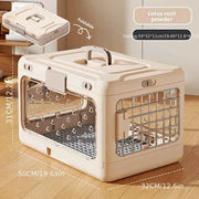 Foldable Pet Travel Carrier, PP Material with Reinforced Iron Mesh, Four Colors Available, Spacious When Expanded, Space-Saving When Folded – Ideal for Travel and Home Use, a Cozy Den for Your Pet./Lotus root powder In Australia - Darrahopens