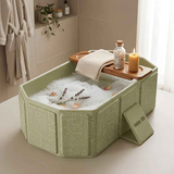 Foldable Bathtub: Instant Setup, Folds 10,000 Times, Four-Layer Insulation, One Tub for Bathing, Foot Soaking, Laundry, and Pet Washing./Graffiti green In Australia - Darrahopens