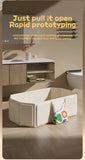 Foldable Bathtub: Instant Setup, Folds 10,000 Times, Four-Layer Insulation, One Tub for Bathing, Foot Soaking, Laundry, and Pet Washing./Graffiti green