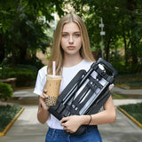 Folding Portable Cart: Lightweight 1.3kg, Load Capacity 30kg, Silent Smooth Wheels, Essential Tool for Travel, Shopping and Moving In Australia - Darrahopens