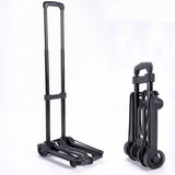 Folding Portable Cart: Lightweight 1.3kg, Load Capacity 30kg, Silent Smooth Wheels, Essential Tool for Travel, Shopping and Moving