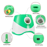 Automatic Pet Ball Launcher Toy with 3 Smart Launch Modes, Built-in Li-ion Battery & USB Charging, Long Battery Life, Indoor/Outdoor Use, Perfect Interactive Training Toy for Small and Medium Dogs.(aqua)