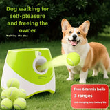 Automatic Pet Ball Launcher Toy with 3 Smart Launch Modes, Built-in Li-ion Battery & USB Charging, Long Battery Life, Indoor/Outdoor Use, Perfect Interactive Training Toy for Small and Medium Dogs(Light green)