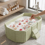 Foldable Bathtub: Instant Setup, Folds 10,000 Times, Four-Layer Insulation, One Tub for Bathing, Foot Soaking, Laundry, and Pet Washing./Yuxiangbai
