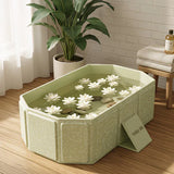 Foldable Bathtub: Instant Setup, Folds 10,000 Times, Four-Layer Insulation, One Tub for Bathing, Foot Soaking, Laundry, and Pet Washing./Yuxiangbai