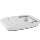 Foldable Foot Soak Tub: TPE Collapsible Deep Tub with Lid for Heat Retention, Foot Massage, Essential for Home Wellness and Relaxation.PINK