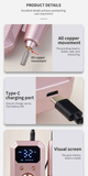 Professional Nail Drill: Quiet and Efficient, LED Digital Display, 31 Accessories for All-in-One Use, Easy for Beginners to Master。white