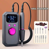 Professional Nail Drill: Quiet and Efficient, LED Digital Display, 31 Accessories for All-in-One Use, Easy for Beginners to Master。white