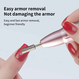 Professional Nail Drill: Quiet and Efficient, LED Digital Display, 31 Accessories for All-in-One Use, Easy for Beginners to Master.rose gold