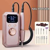 Professional Nail Drill: Quiet and Efficient, LED Digital Display, 31 Accessories for All-in-One Use, Easy for Beginners to Master.Dark grey