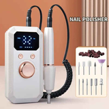 Professional Nail Drill: Quiet and Efficient, LED Digital Display, 31 Accessories for All-in-One Use, Easy for Beginners to Master.Dark grey