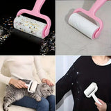 1 Handle + 6 Refill Rolls Lint Roller! Home Clothing and Pet Hair Cleaning Roller, Tear-off Adhesive Sheets, Strong Stickiness Won't Damage Fabrics, Essential Home Cleaning Must-Have