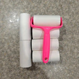 1 Handle + 6 Refill Rolls Lint Roller! Home Clothing and Pet Hair Cleaning Roller, Tear-off Adhesive Sheets, Strong Stickiness Won't Damage Fabrics, Essential Home Cleaning Must-Have