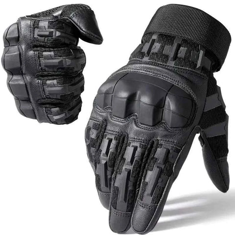 Full-Finger Multi-Functional Tactical Gloves, TPU Exoskeleton Impact Protection, Five-Finger Touchscreen Precision Control, Anti-Slip Wear-Resistant Palm, Essential for Outdoor Riding and Tactical Training./black.M code