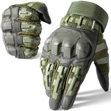 Full-Finger Multi-Functional Tactical Gloves, TPU Exoskeleton Impact Protection, Five-Finger Touchscreen Precision Control, Anti-Slip Wear-Resistant Palm, Essential for Outdoor Riding and Tactical Training./BLACK .L code