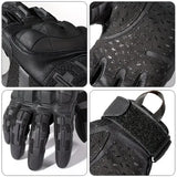 Full-Finger Multi-Functional Tactical Gloves, TPU Exoskeleton Impact Protection, Five-Finger Touchscreen Precision Control, Anti-Slip Wear-Resistant Palm, Essential for Outdoor Riding and Tactical Training./BLACK .XL code